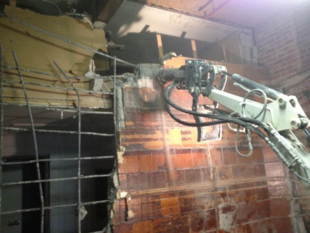 Sciage de béton structurant pour création d’ouverture murale à Magog