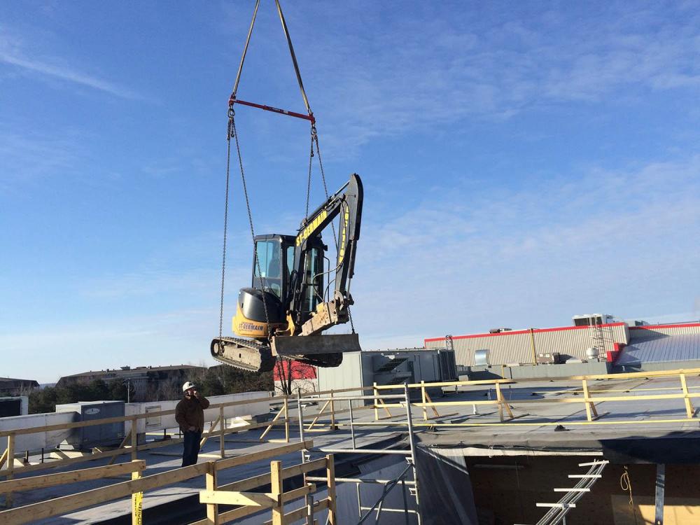 Découpe murale au fil diamanté sur fondation de béton à Saint-Lucien